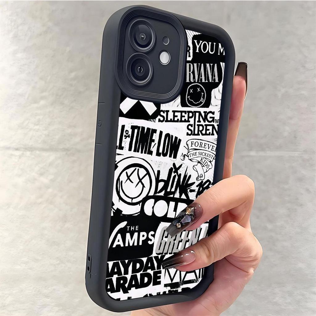 Мультяшная Черная Пазловая Лестница Защитный Чехол для iPhone 14/15/16/17 Pro Max