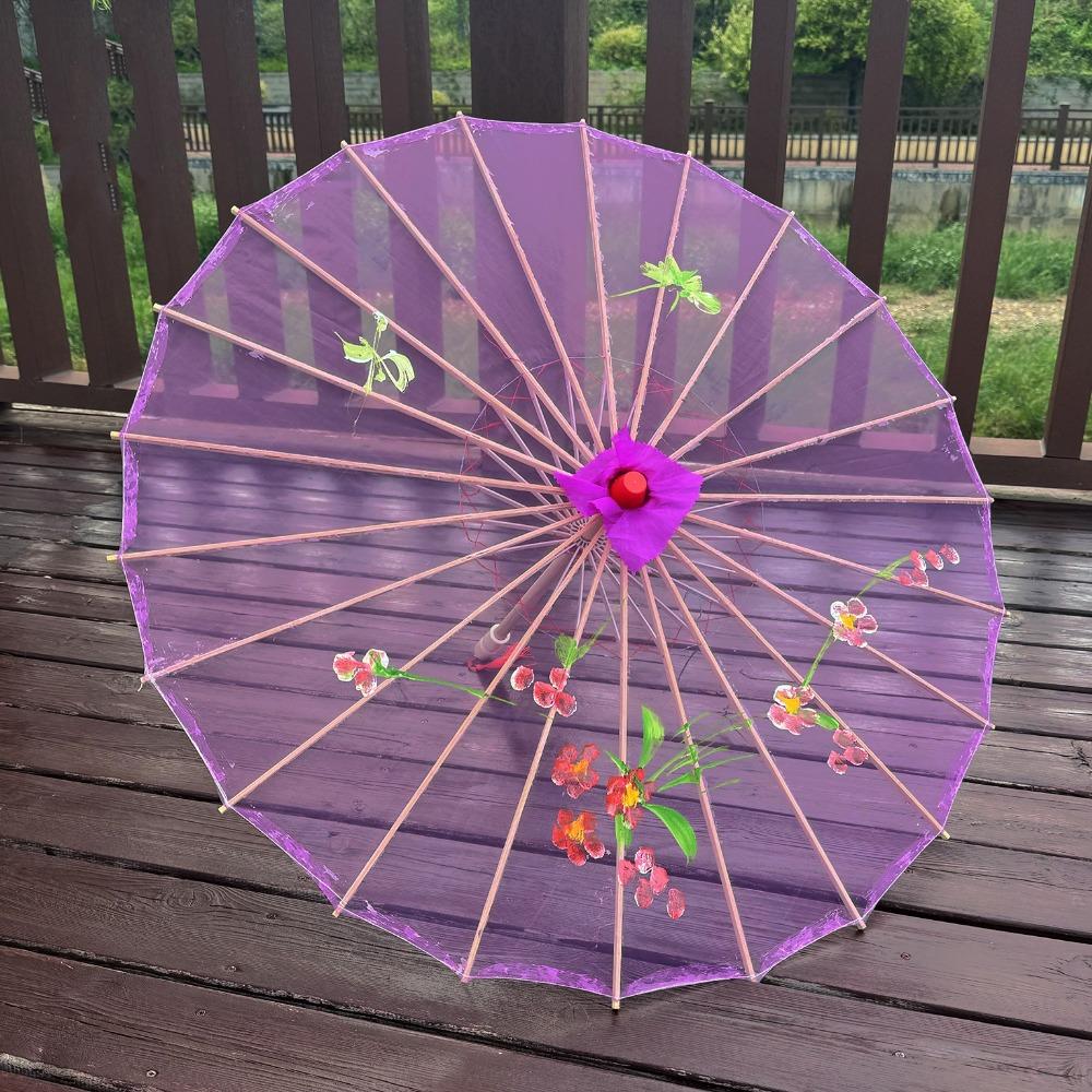 Шелковый декоративный зонт для детей 10 цветов Костюмы Зонт для фотосъемки Танцевальное выступление