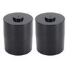 2PCS Nail Glue Storage Jar Portable Leakproof Vacuum Sealing Lash Extension Jar Black