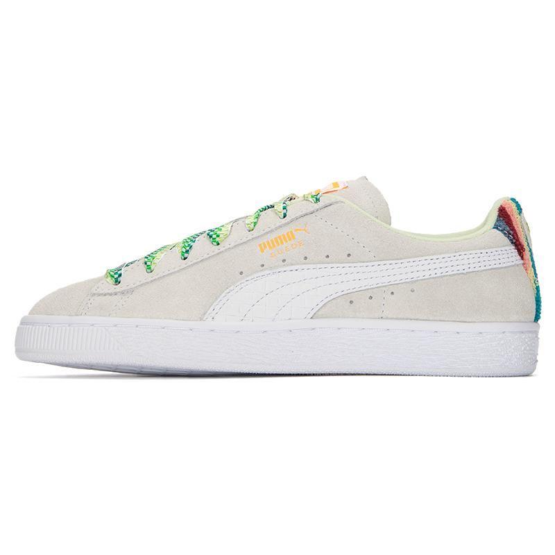 Puma Suede Classic Just For Fun Low Top Sneakers Unisex Sneakers White Green 390503-01