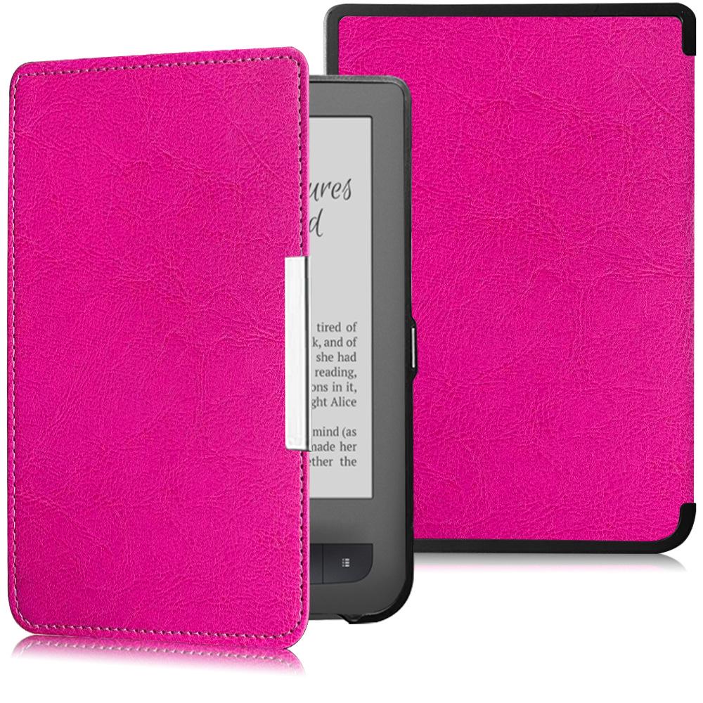 Leather E-Reader Protective Cover for Pocketbook Aqua 640/641