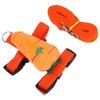 Carrot Type Rabbits Harness Leash Set Regulable Decorative Lovely Looking for Pet Rabbits