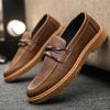 Men Casual Shoes Luxury Men's Loafers Handmade Leather Men's Shoes Moccasins Slip On Flats Male Tassel Driving Shoes for Man