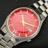 Б/У винтажные мужские часы SEIKO 5 AUTOMATIC 7019A из Японии с красным циферблатом a433456-2 R116-a433456