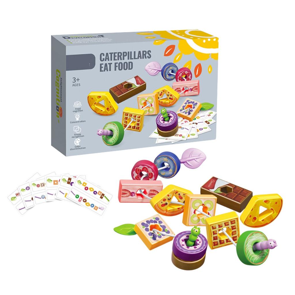 Фруктовые шпажки, Игры с червями-обжорами, Детские развивающие пособия, Настольное взаимодействие, Логические игры для мышления, Игрушки для обучения