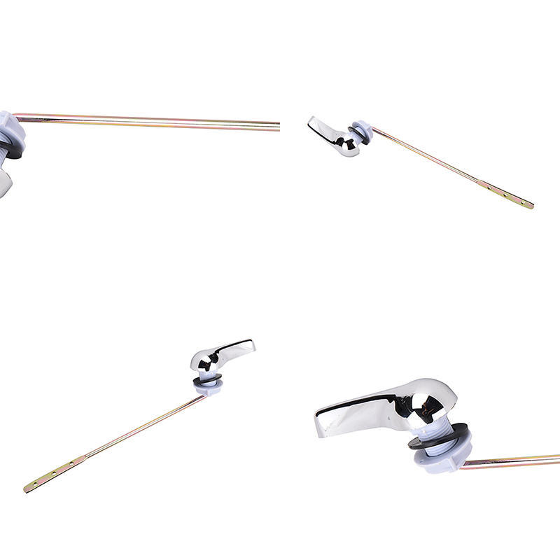 Universal Toilet Tank Flush Lever Chrome Toilet Wrench Handle Fits Most Toilet