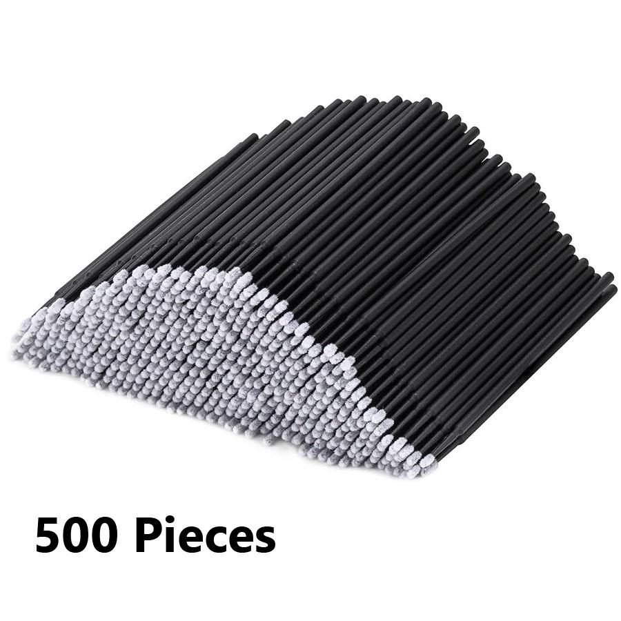 300/500/1000 шт. Щеточка для очистки ресниц Инструмент для снятия макияжа для нанесения наращенных ресниц Детальная работа