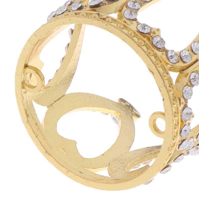 Mini Crown Princess Topper Crystal Pearl Children Hair Ornaments Party Decor