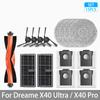 Для Dreame X40 Ultra / X40 Pro Аксессуары Резиновая основная боковая щетка Тряпка для мытья пола Мешок для пыли HEPA-фильтр Робот-пылесос Запасные части
