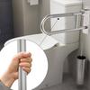 Wall-Mounted Toilet Grab Bar Heavy Duty Stainless Steel Toilet Bar Disabled Safety Rail Easy Installation for Elderly