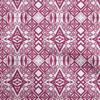Cotton Poplin Dark Magenta Fabric Ikat Diy Clothing Quilting Fabric Print Fabric By Yard 42 Inch