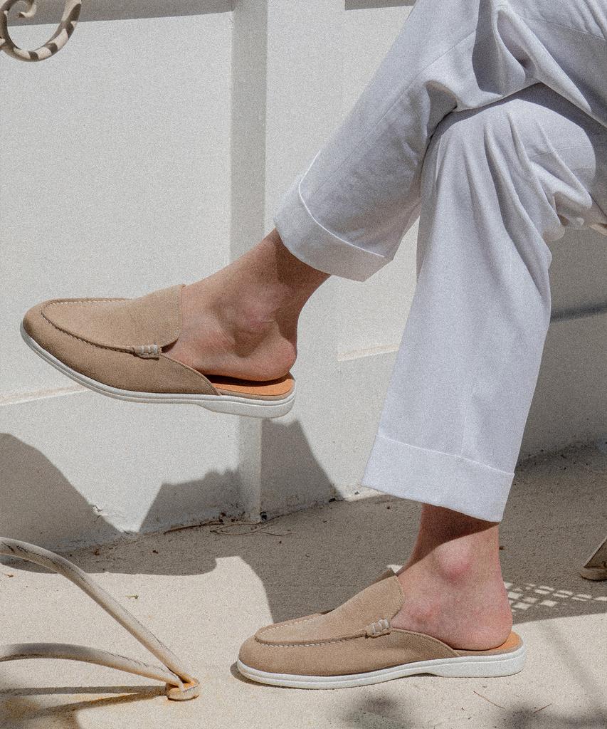 Allclassic Alc4413W Resort Mule_Beige Suede