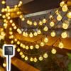 LED String Lights Solar Crystal Globe LED Solar Outdoor Light IP65 Fairy Light Christmas Garland For Garden Party Decor