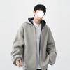 Свитшот с капюшоном Cleanfit с контрастными деталями Мужской Осенний тренд Бренд Американский Хай-стрит Свободный Повседневный Топ Куртка для пары
