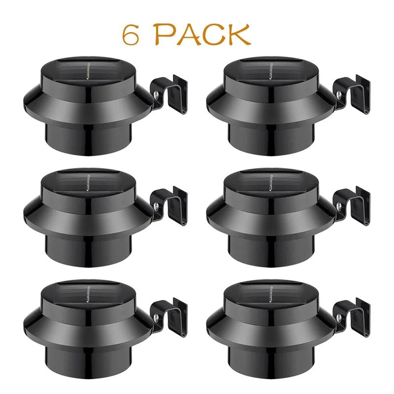 Outdoor Solar Gutter Lights 3 9 LEDs Fence Light Waterproof Security Lamps For Eaves Garden Landscape Pathway B Solar Lights