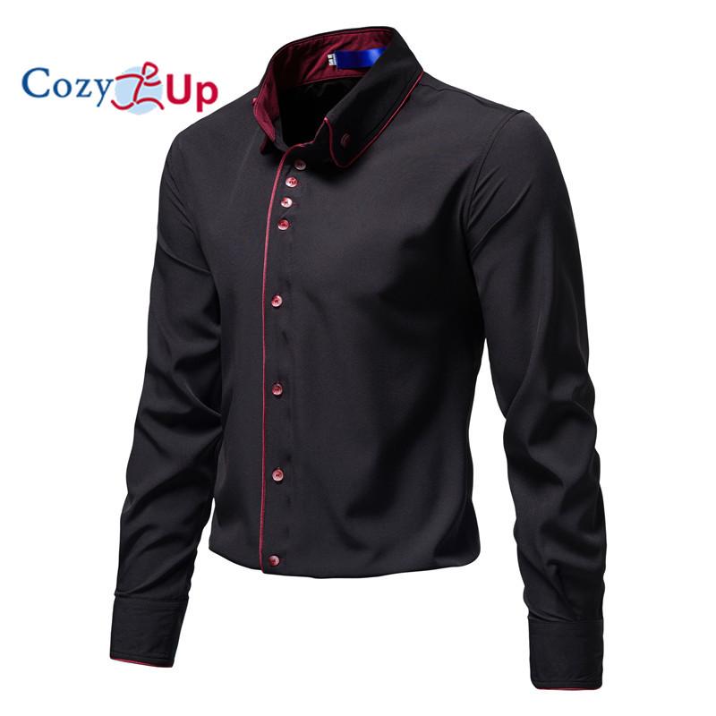 Cozy Up Mens Shirts Dress Shirts Shirts for Men Button Up Shirt Office Business Casual Shirts