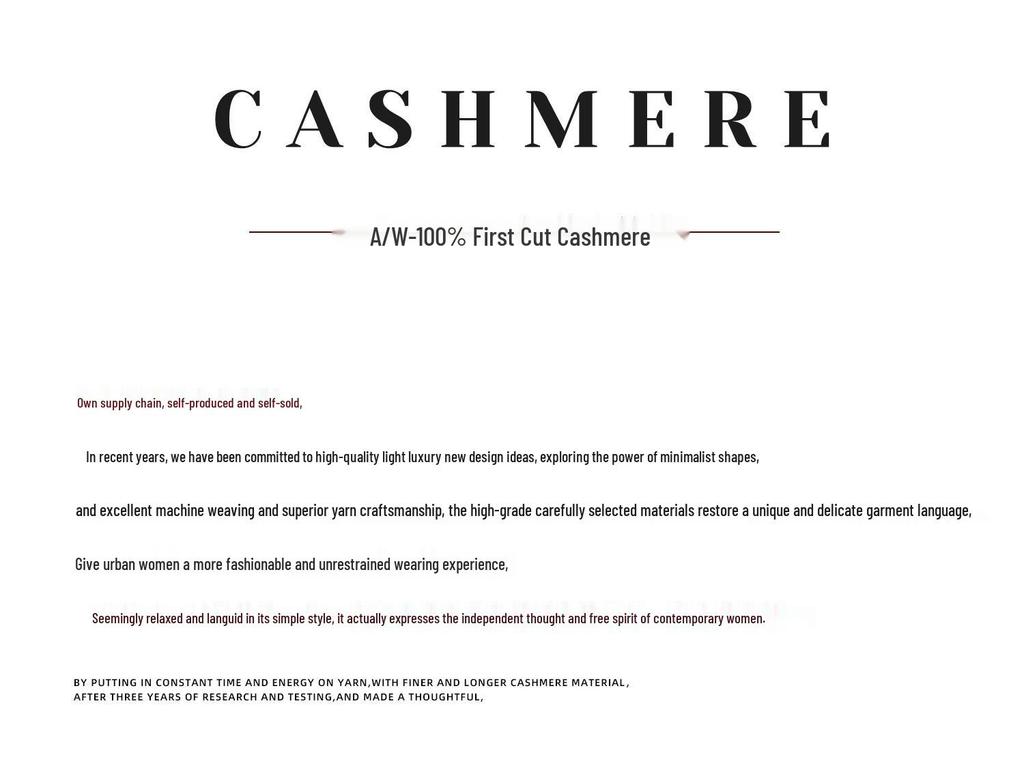 Женский свитер из 100% чистого кашемира - Новинка Теплая вязаная базовая рубашка