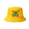 New Brazil digital printing bucket hat yellow sunshade hat around Brazil fans
