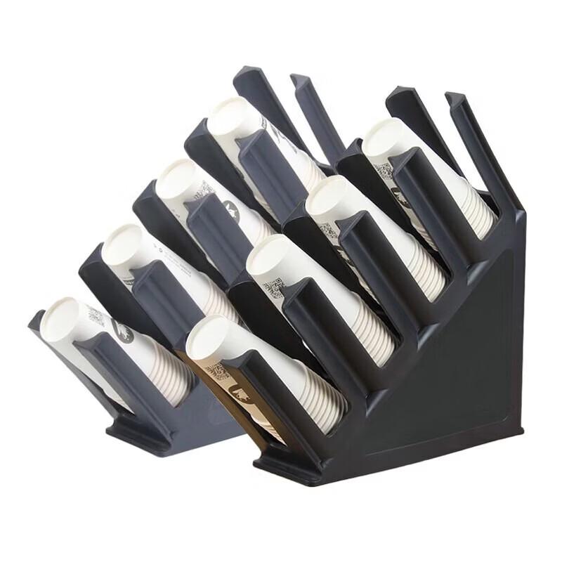 Multi-functional 4-Compartment Paper Cup Dispenser