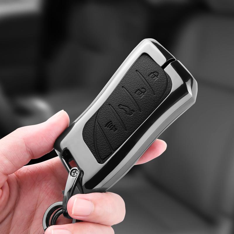 Zinc Alloy Leather Car Remote Key Case Fob Cover For Lexus UX ES UX200 UX250h ES200 ES300h ES350 US200 US260h styling Accessory ZY8