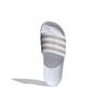 Adidas Adilette Aqua Slides White Platinum Metallic Unisex Sneakers Cloud-White EF1730