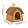 Cat Bed Cave Cute with Removable Cushion Pillow for Kitten Small Dogs Pet Nest Tent