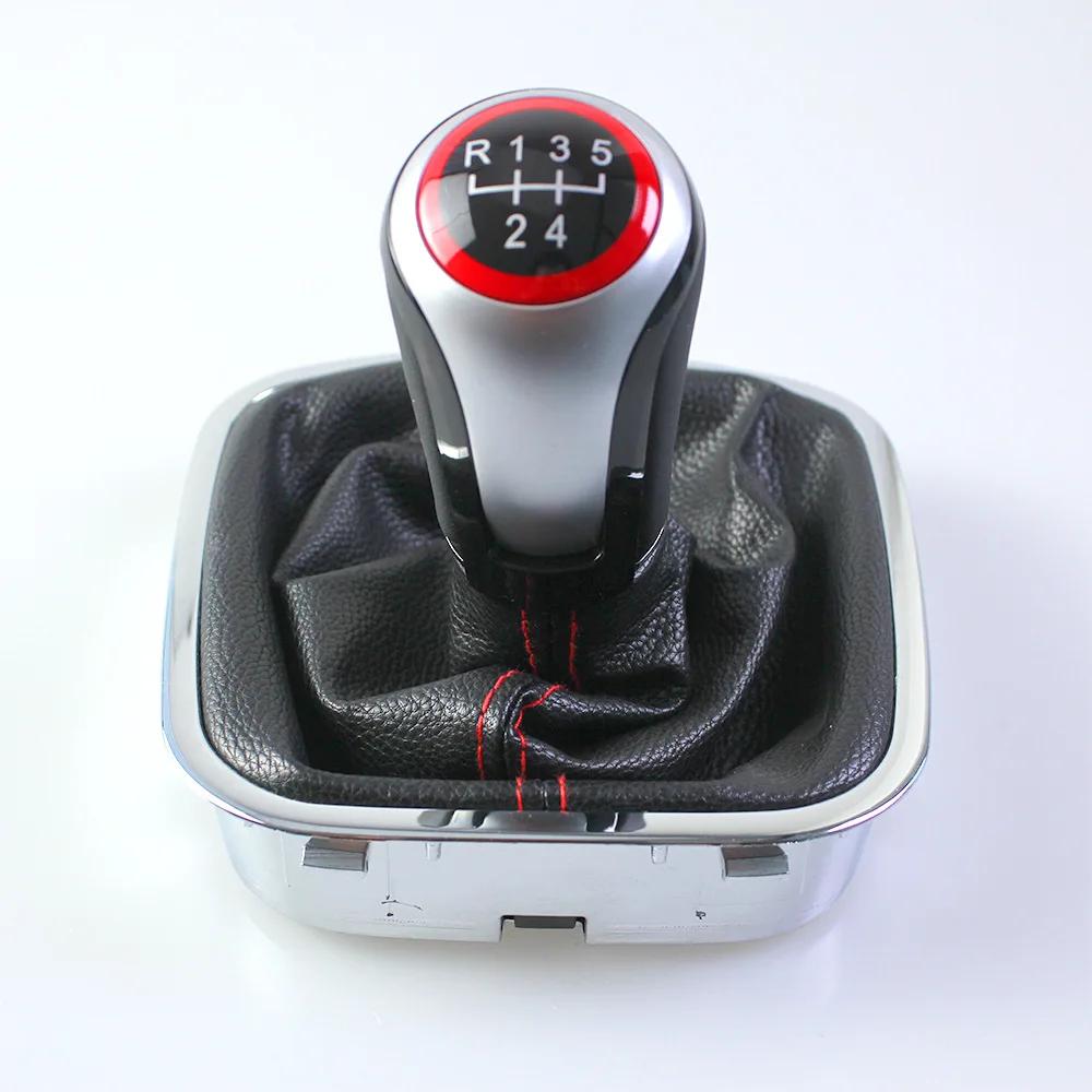 Новый стиль ручка переключения передач для VW Polo 6r 6c хэтчбек седан 2011-2019 МКПП 5/6 скоростей ручка переключения уровня с чехлом-гетрой