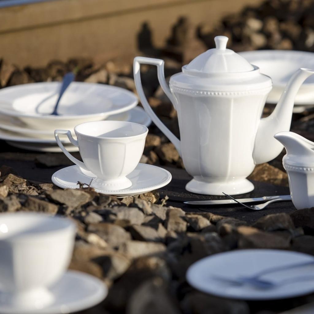 Cassette cups with saucers 230ml 2 pcs.