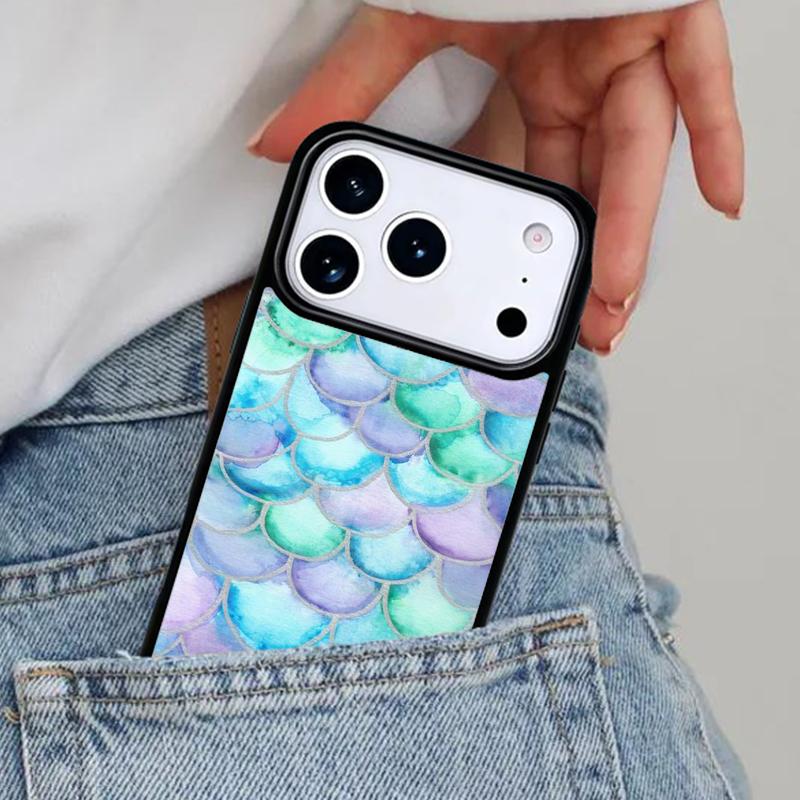 Чехол для телефона 'Русалки в акварели' для iPhone 17ProMax 12 13 14 15 16e 17 Pro Max Plus Air Cover