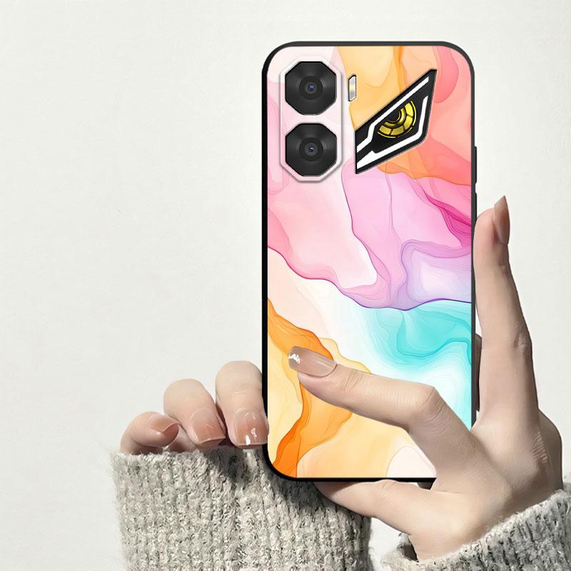 Чехол для ZTE Nubia Neo 3 GT, мягкий силиконовый бампер, задняя крышка для ZTE Nubia Neo 3 5G, модный черный TPU с принтом, чехол для телефона