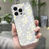 Cute Little Daisy Flowers Clear Phone Case For Xiaomi Mi Poco X6Pro X6 X7 X5 Pro Mi Poco F7 Pro F6 F5 Silicone Cover