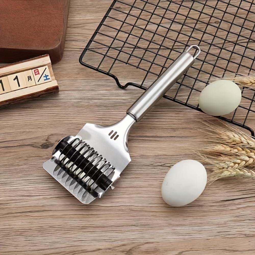 Прочный ручной нож для резки лапши из нержавеющей стали — безопасное и простое приготовление макарон для домашних поваров