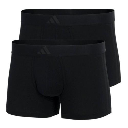 Adidas Mens Stripe Cotton Boxer Shorts (Pack of 2)