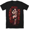 Футболка Elvira Люблю тебя до смерти. Винтажная футболка с графикой из фильма ужасов, Ретро Готика