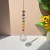 1pc Crystal Suncatcher Mobile Meditation Home Decor Rainbow Maker  Suncatcher (Rainbow And Fantasy)