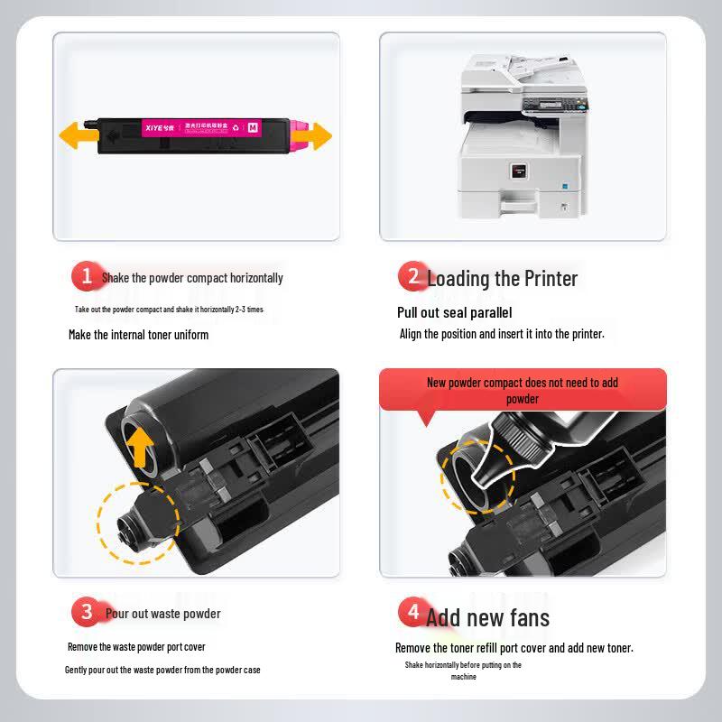 Compatible TK-8118 Color Toner Cartridge Set for Kyocera
