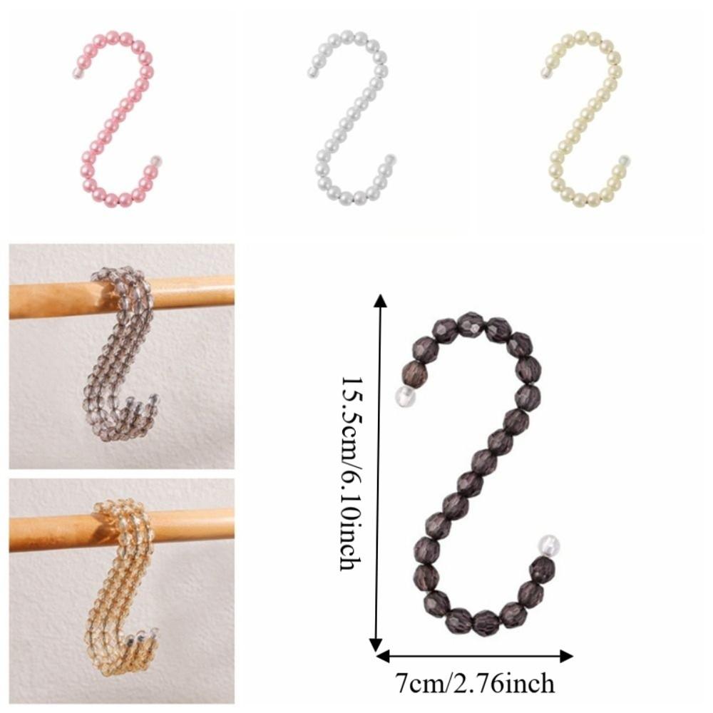 3PCS Rustproof S Shaped Hook Non-Slip Hanging Hooks Multi-Purpose Closet Hangers Home Storage