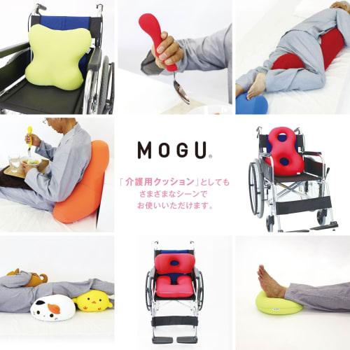 MOGU Cylindrical Positioning Cushion, Made in Japan, for Better Positioning, Made with Powder Beads, Compact (Approx. 38x15x15cm), Brown, Multi-Purpos