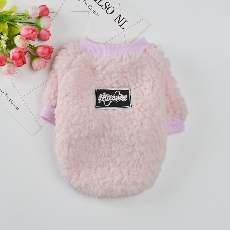Зимняя одежда для собак Флисовая одежда для щенков для маленьких собак Осеннее мягкое теплое пальто для домашних животных Куртка Удобный костюм для щенка Йорки Чихуахуа Французский бульдог