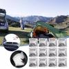 Toilet 12pcs Camping Chemicals Poo Gel Curing Agent Outdoor Portable Deodorant