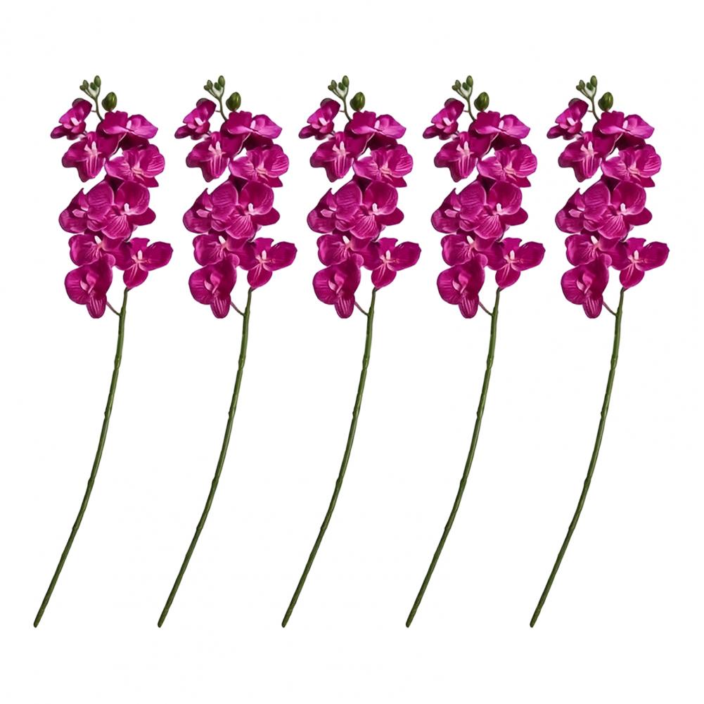 Silk Phalaenopsis Orchids for Home Decor Artificial Phalaenopsis Silk Orchid Flower Arrangement Realistic for Home for Design