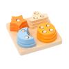 Wooden Sorting Stacking Toy for Toddlers 3Y Stacker Blocks Children Montessori Shape Sorter Toys Educational Matching Puzzles