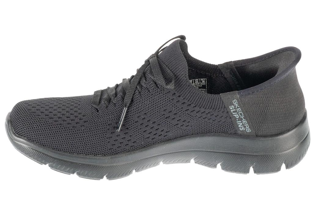 Skechers Слипоны: Саммиты - Новые повседневные, женские черные кроссовки