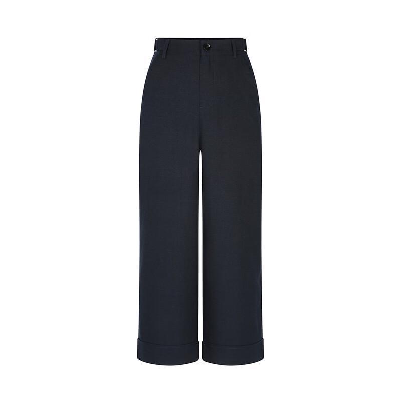 FivePlus Women's Summer Cropped Straight Casual Pants