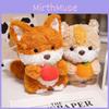 Cartoon Squirrel Fox Plush Toy Animal Kids Doll Room Decoration Birthday Gift