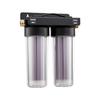 Deionized Water System for Car Wash, Spotless Car Wash Water System with 2 x 0.5L Color Changing Resin, Spot-Free Deionized Water Filter for Cars RVs
