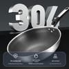 Meichu 32cm 304 Stainless Steel Wok