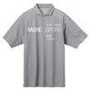 Move Sports Descente SUNSCREEN Short Sleeve Polo Worn by with Mini Pique Raglan Cooling Sweat Quick and UV Protection Men's Shirt, Ishikawa, Sleeves,