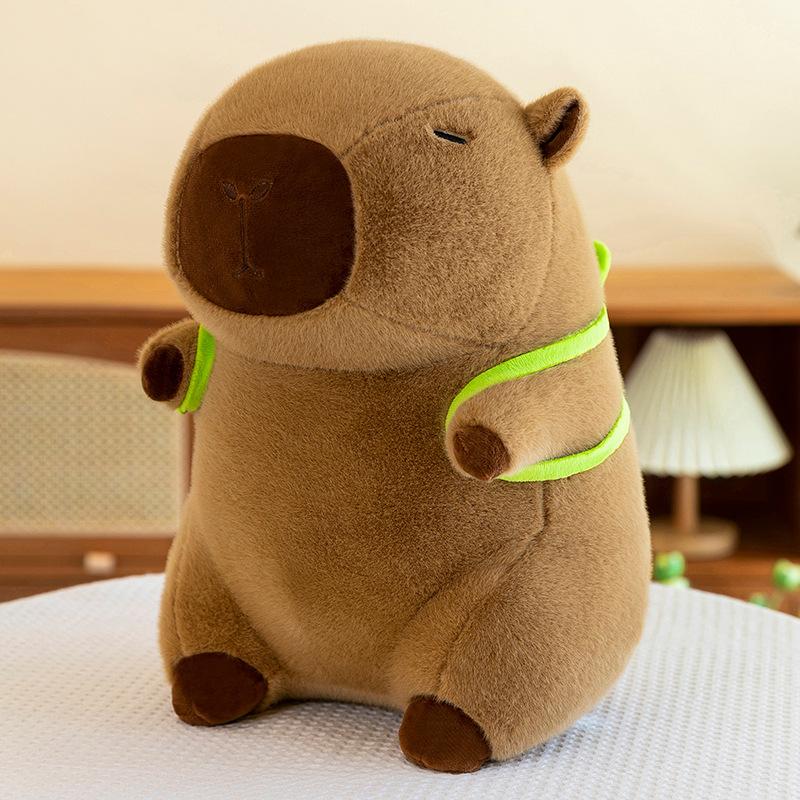 Popular Kapibara Doll Internet Celebrity Tortoise Backpack Multi-style Water Guinea Pig Ugly Cute Plush Toy Doll