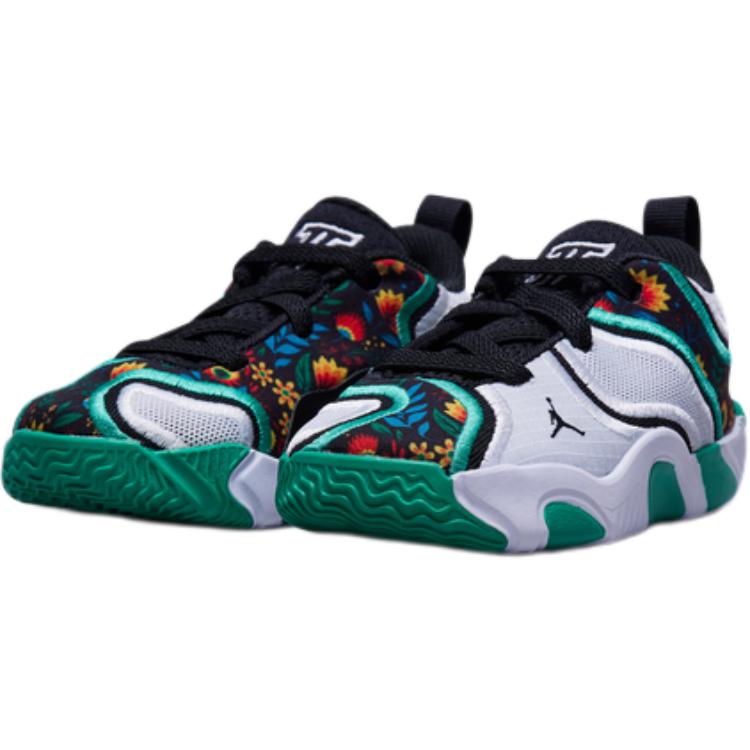 Air Jordan Tatum 3 TD Белый Черный Кинетический Зеленый HF3138-103